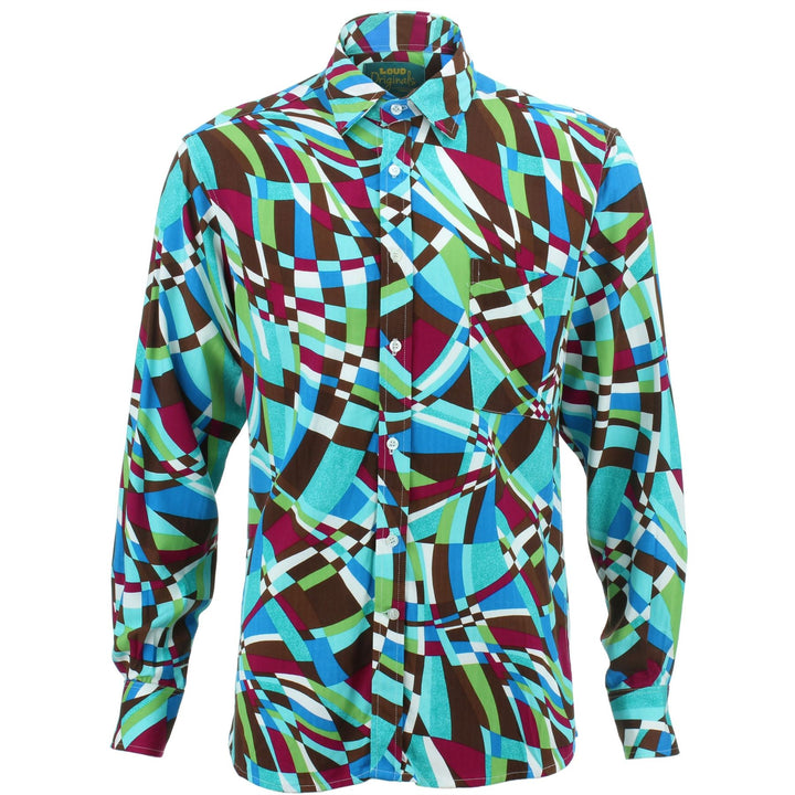 Regular Fit Long Sleeve Shirt - Abstract