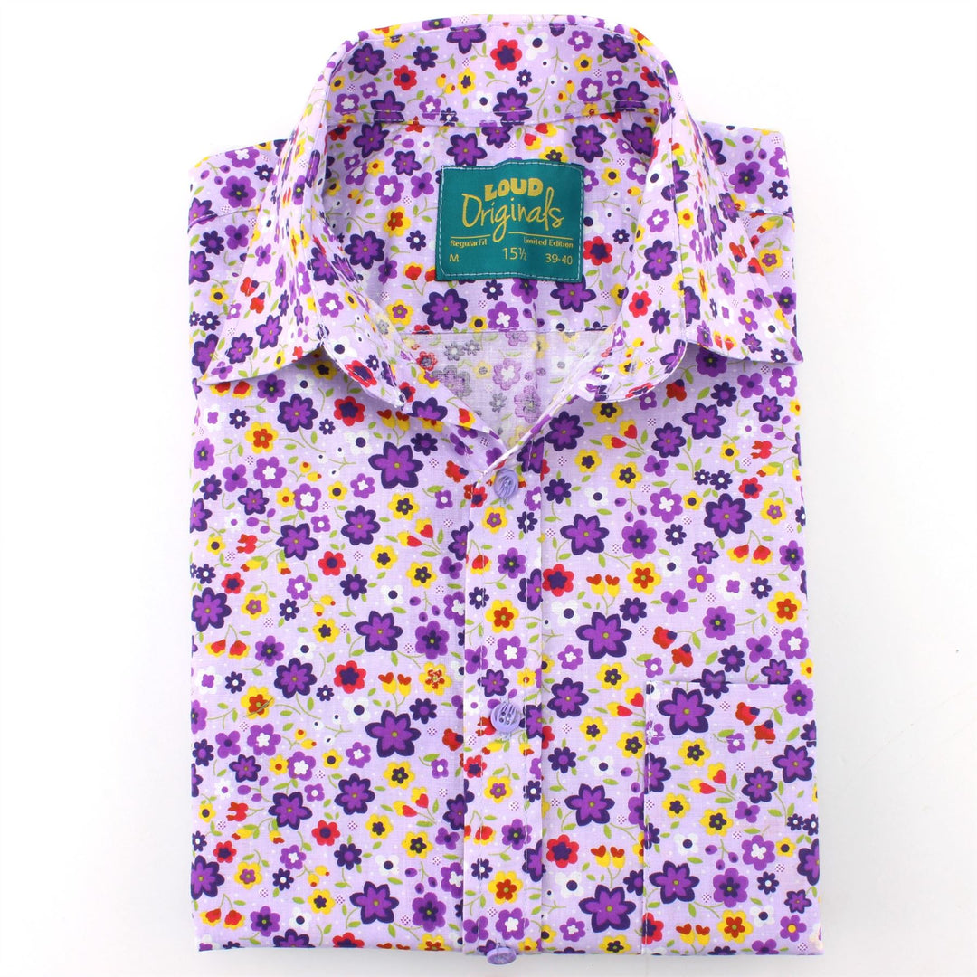 Regular Fit Short Sleeve Shirt - Ditzy Floral