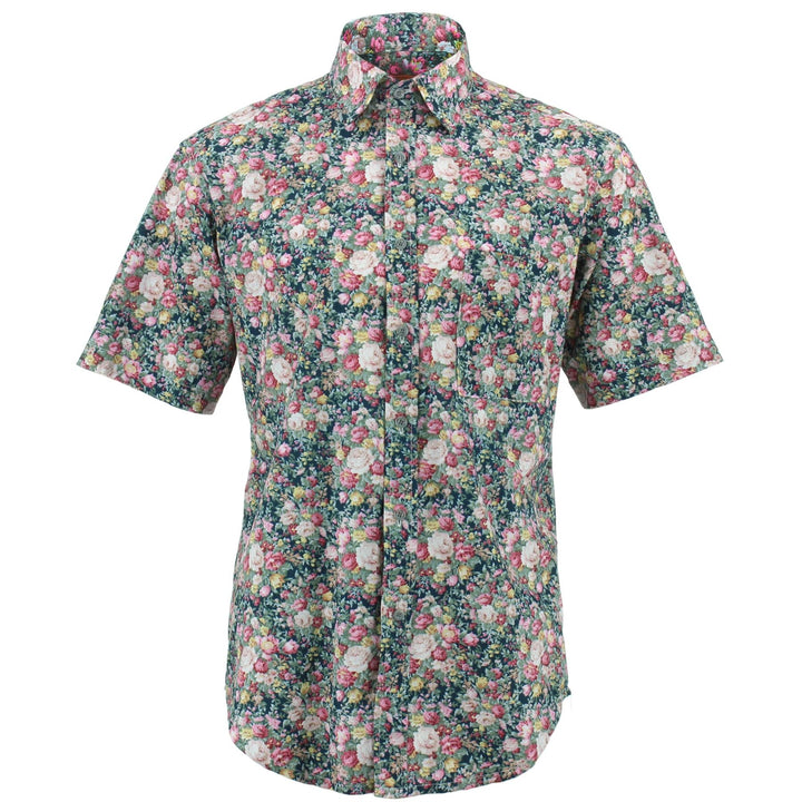 Regular Fit Short Sleeve Shirt - Floral