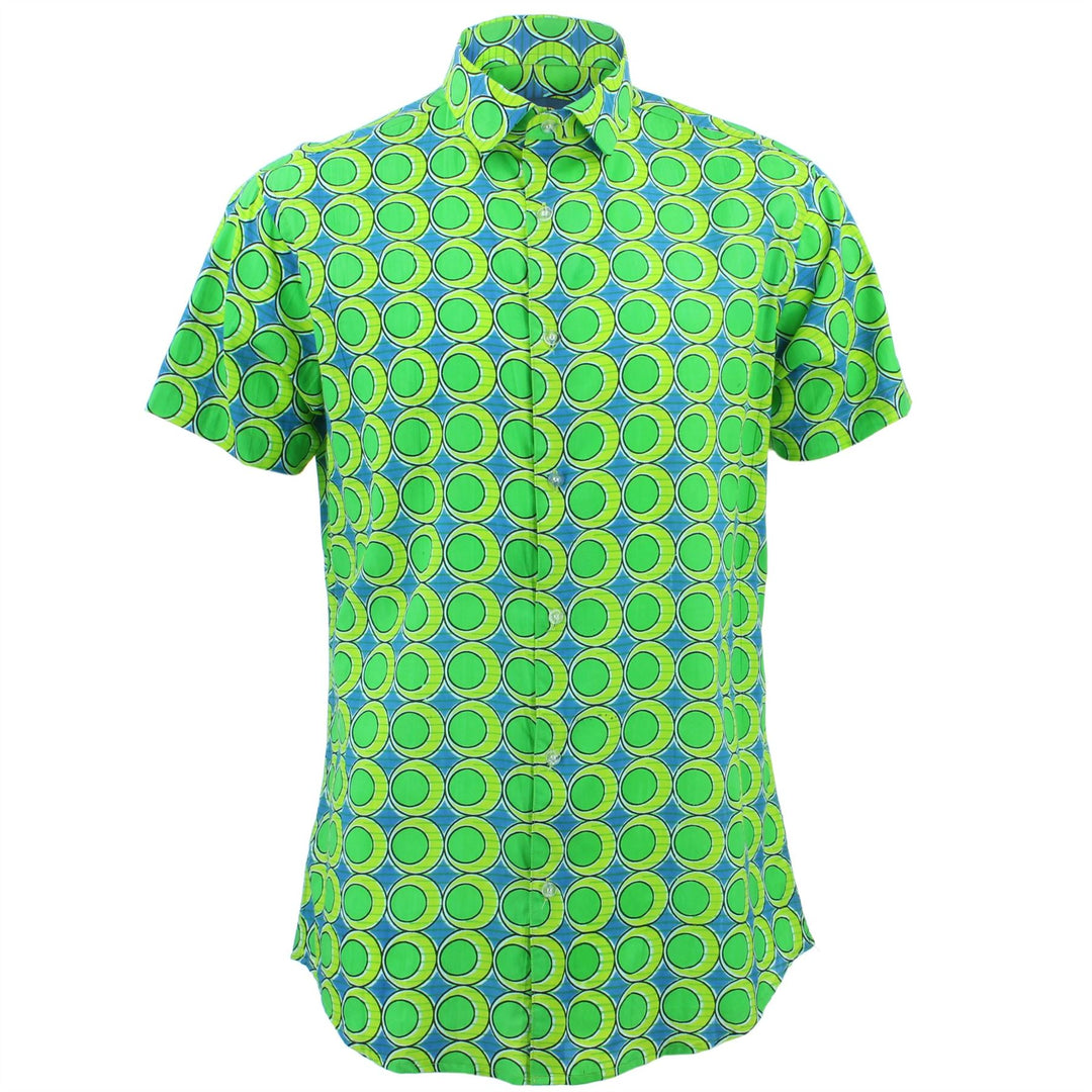 Tailored Fit Short Sleeve Shirt - Green Eggs