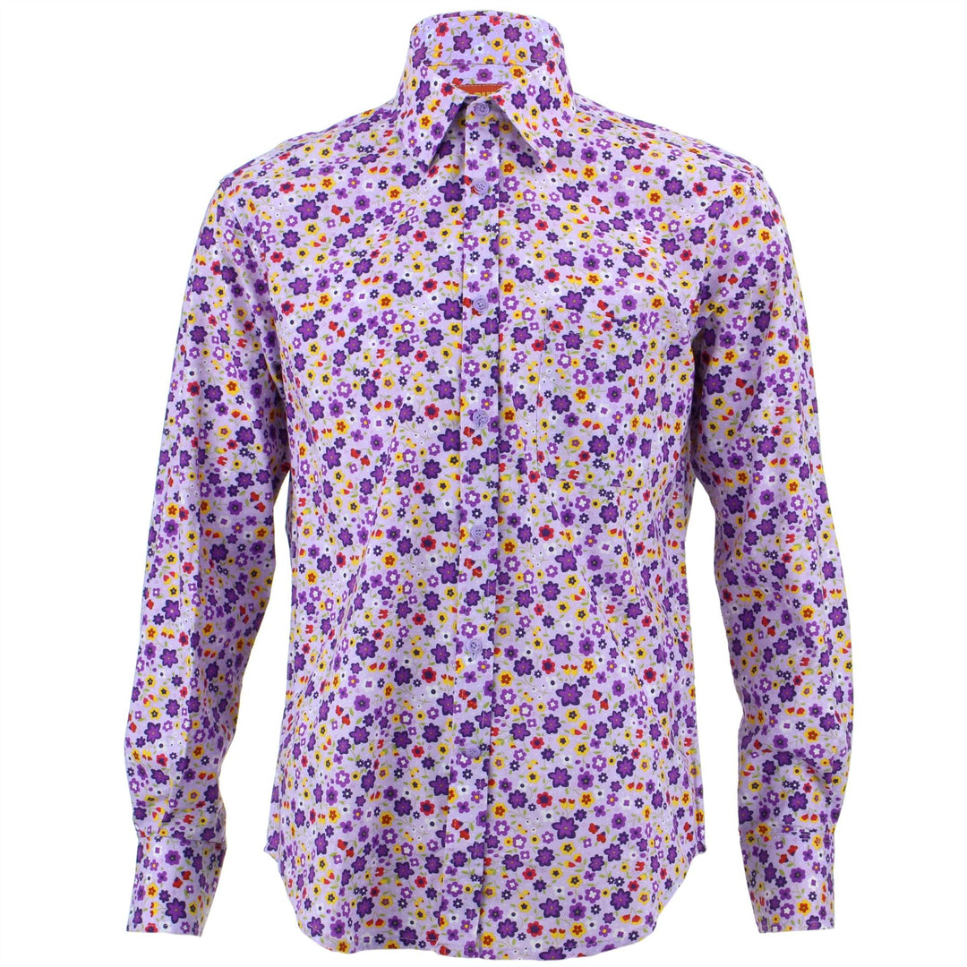 Regular Fit Long Sleeve Shirt - Ditzy Floral