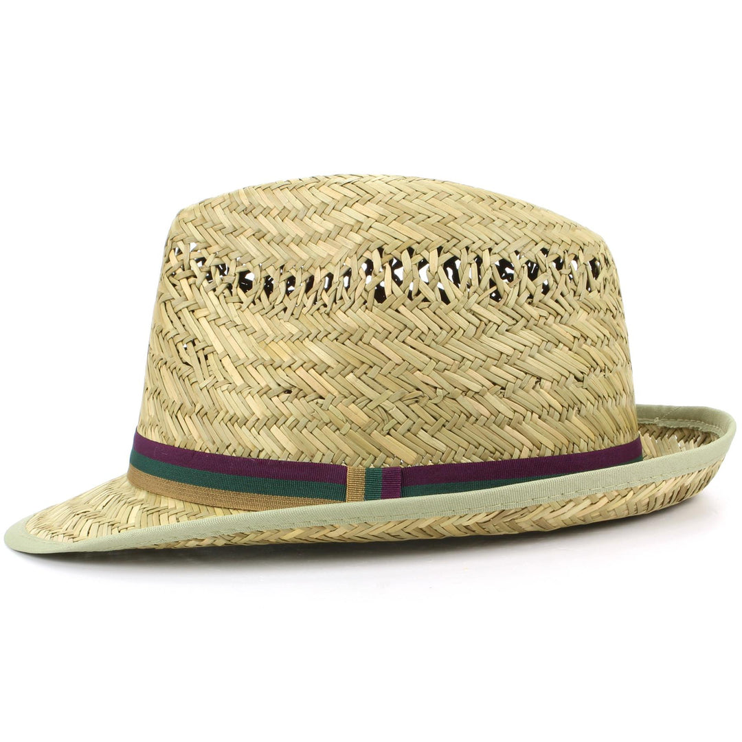 Straw Trilby Fedora Hat