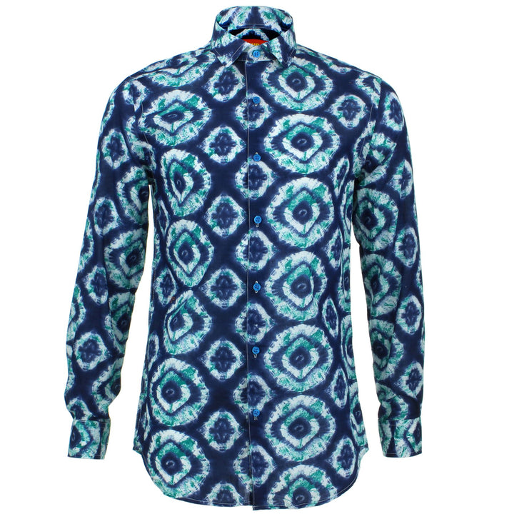 Tailored Fit Long Sleeve Shirt - Eye of the Sea