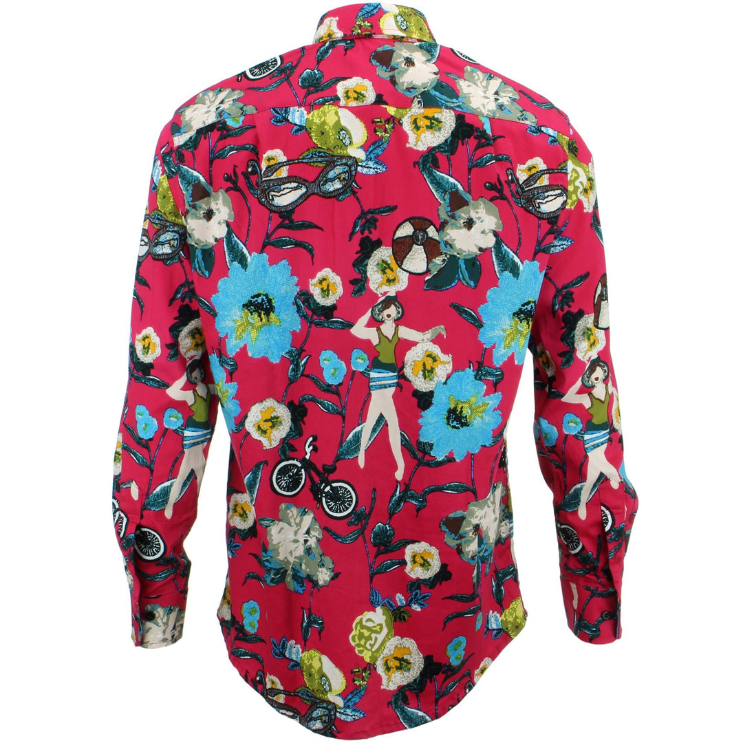 Regular Fit Long Sleeve Shirt - Summer Bike Rides