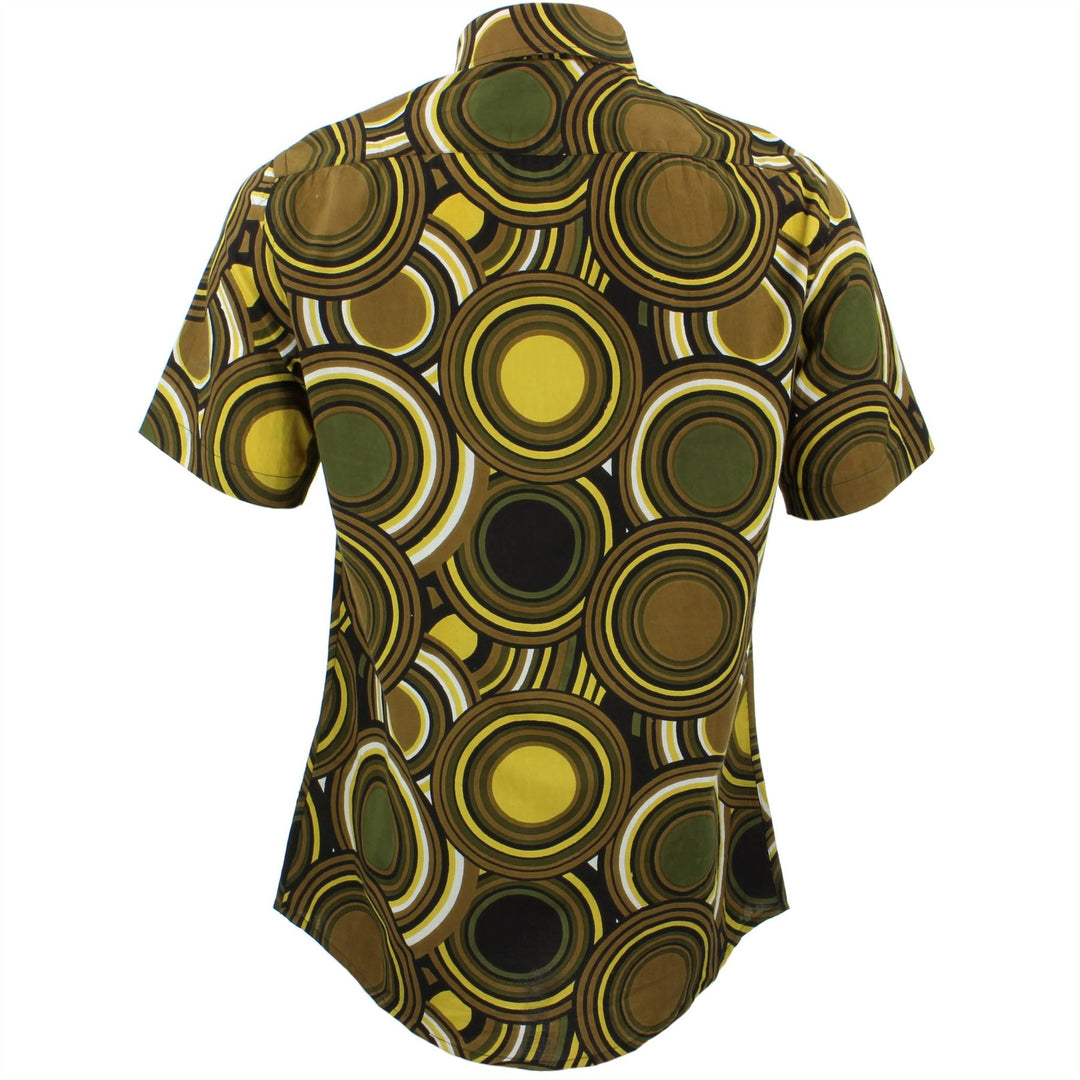 Regular Fit Short Sleeve Shirt - Retro Circles