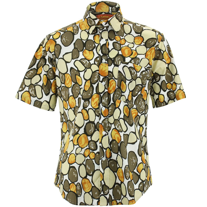 Regular Fit Short Sleeve Shirt - Pebble