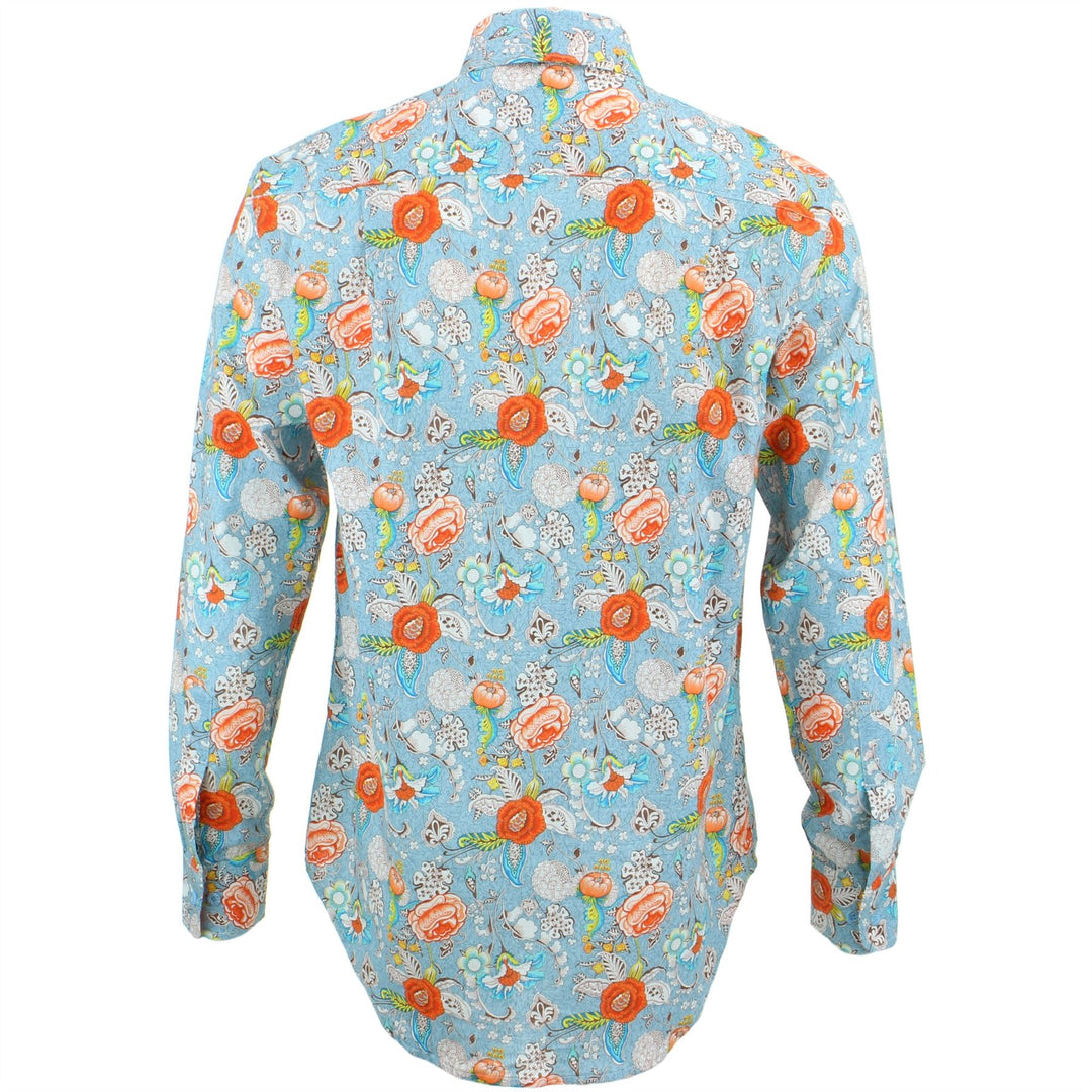 Regular Fit Long Sleeve Shirt - Jacobean Floral