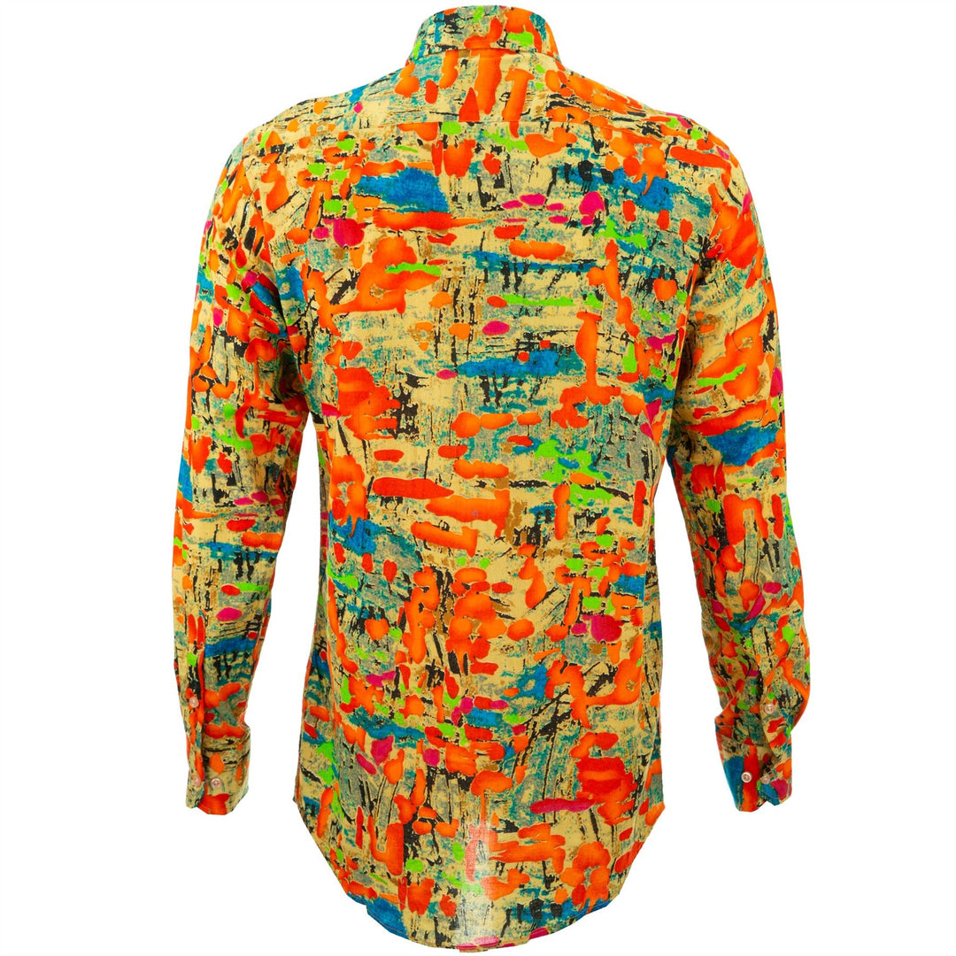 Regular Fit Long Sleeve Shirt - Splatter