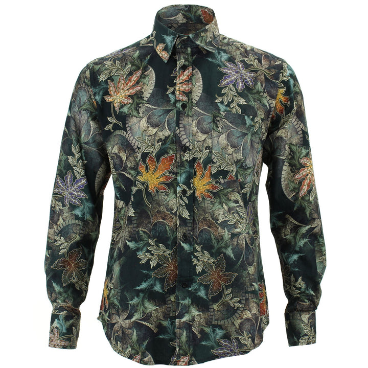 Regular Fit Long Sleeve Shirt - Vines