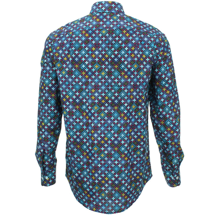 Regular Fit Long Sleeve Shirt - Diamond Block