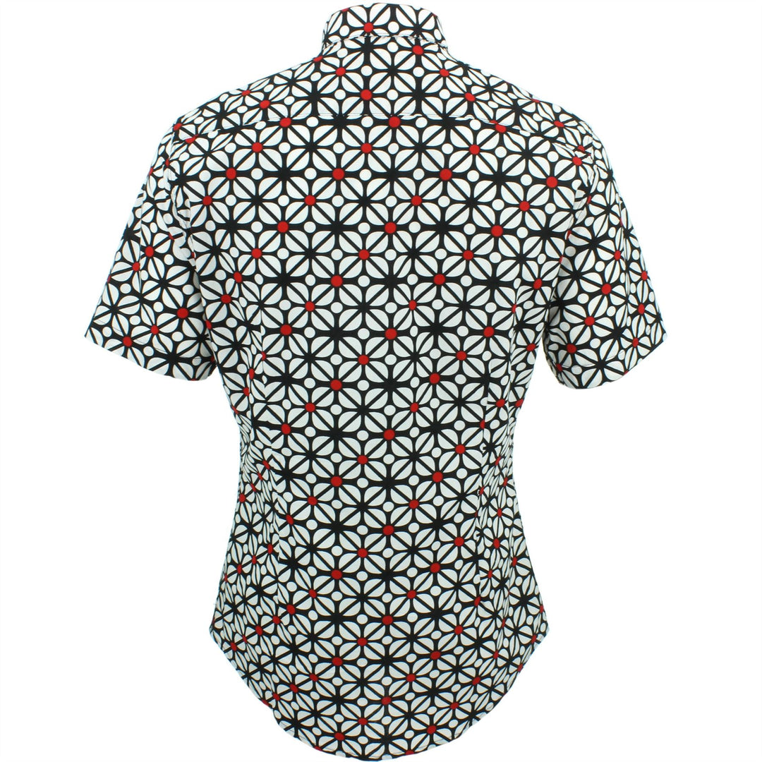 Slim Fit Short Sleeve Shirt - Red Dot Fret