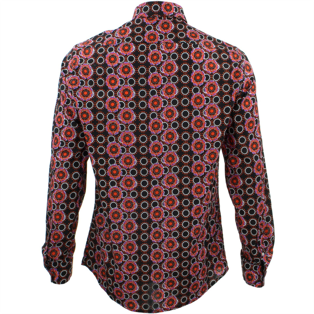 Slim Fit Long Sleeve Shirt - Poppy Dots