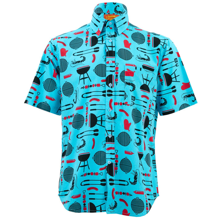 Regular Fit Short Sleeve Shirt - The BBQ King