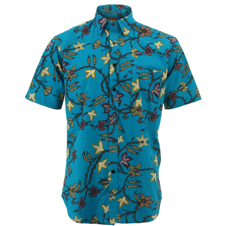 Regular Fit Short Sleeve Shirt - Vines