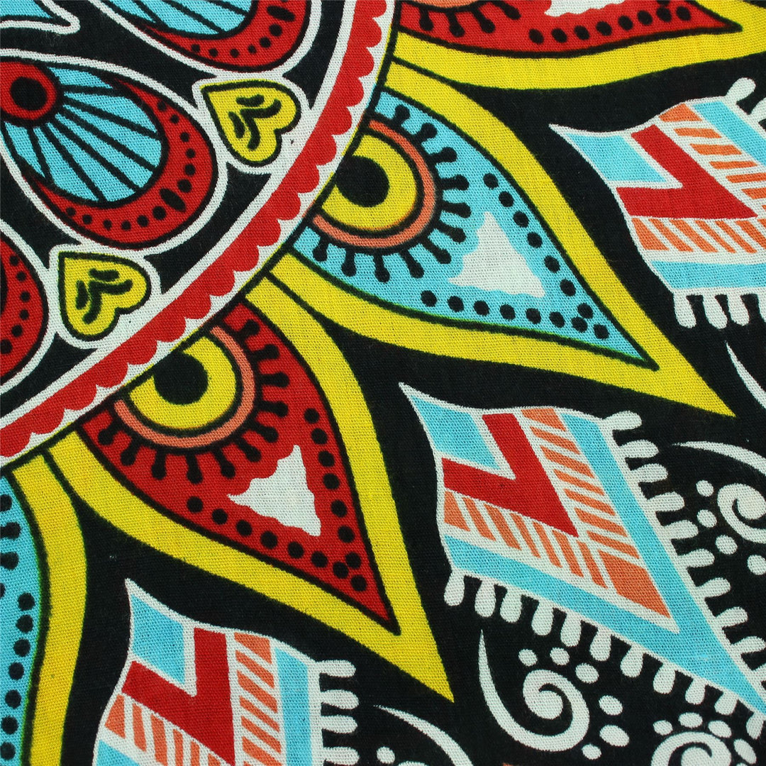 Regular Fit Short Sleeve Shirt - Carnival Mandala