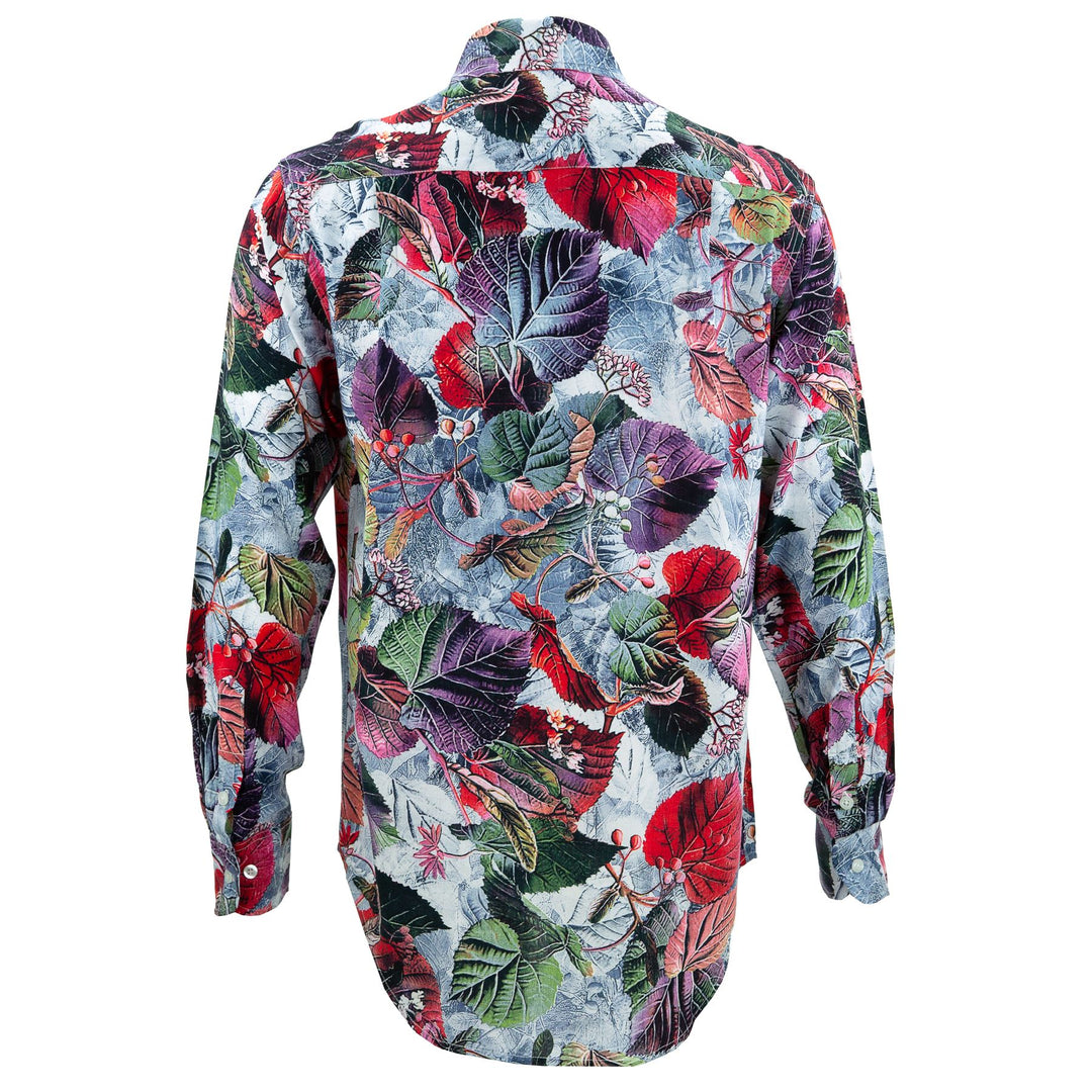 Regular Fit Long Sleeve Shirt - Autumn Leaves