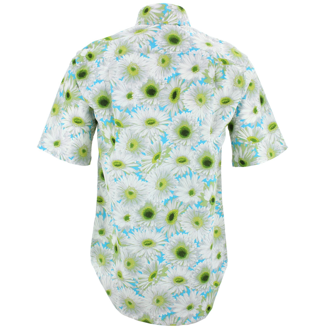 Regular Fit Short Sleeve Shirt - Daisies