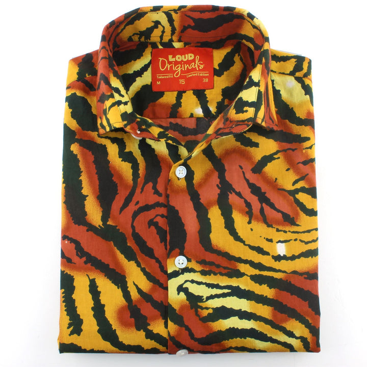 Tailored Fit Long Sleeve Shirt - Tiger