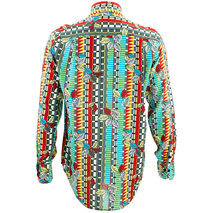 Regular Fit Long Sleeve Shirt - Rhythm in Art