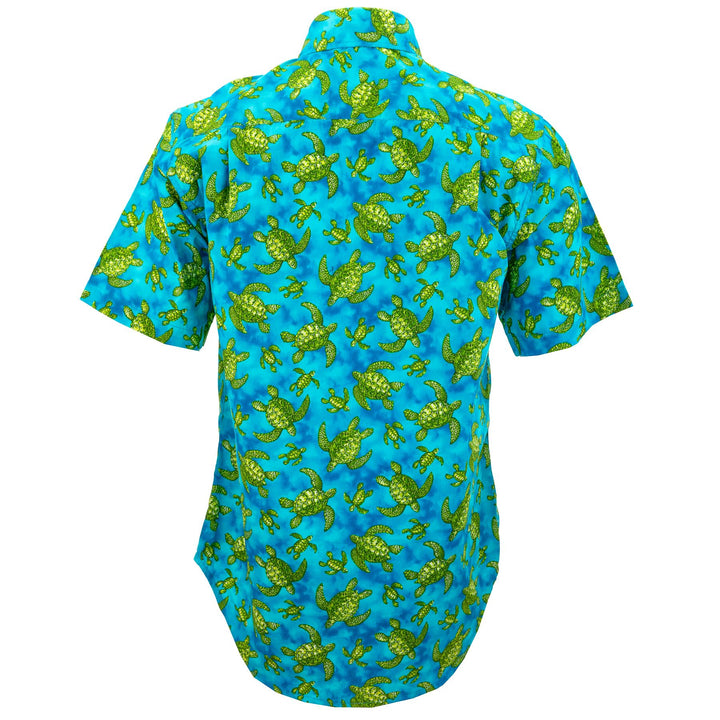 Regular Fit Short Sleeve Shirt - Sea Turtles