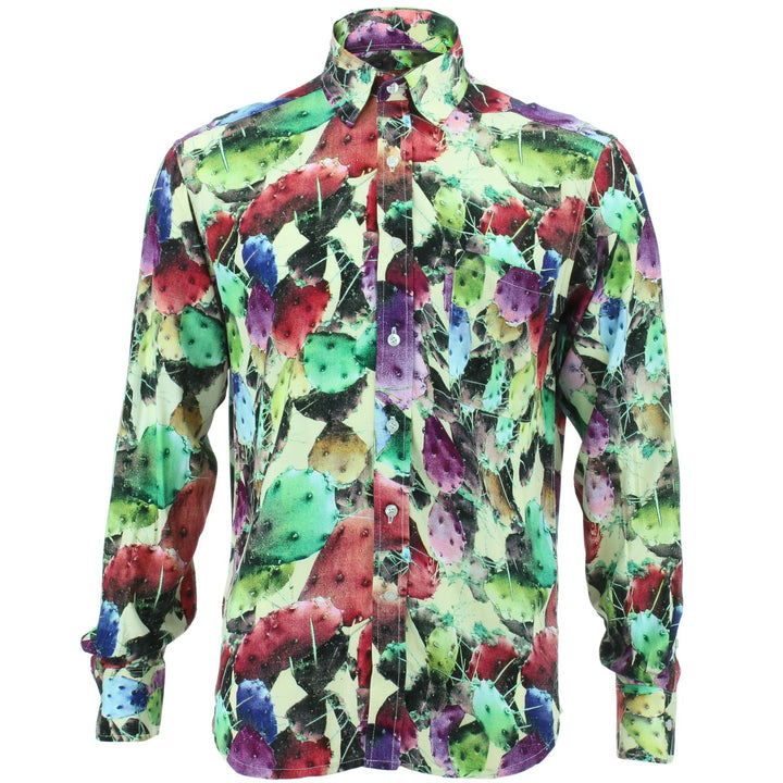 Regular Fit Long Sleeve Shirt - Cactus