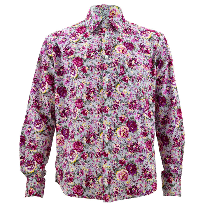 Regular Fit Long Sleeve Shirt - Vintage Floral