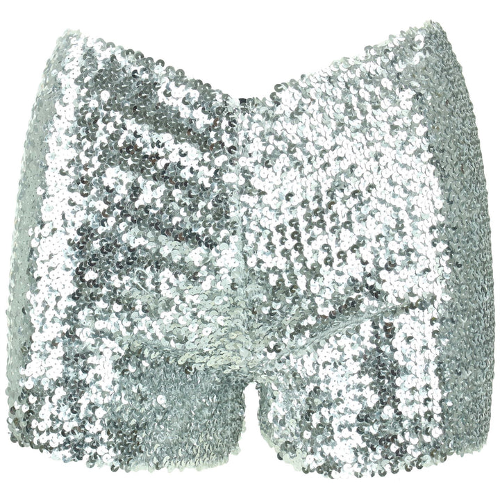 Sequin Shorts - Silver