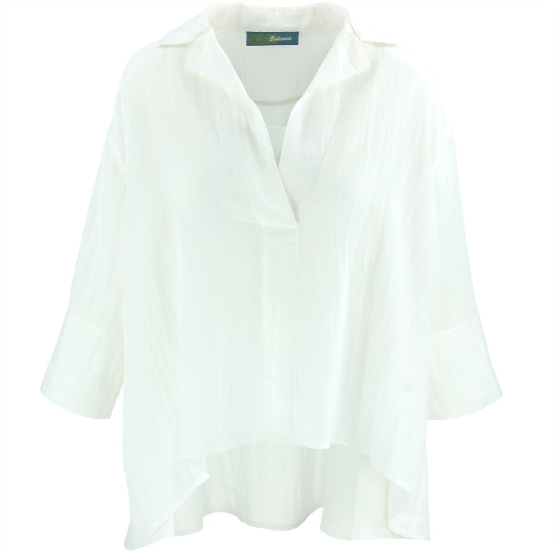 Woven Blouse Shirt - Off White