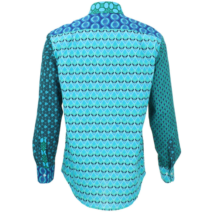 Regular Fit Long Sleeve Shirt - Random Mixed Panel