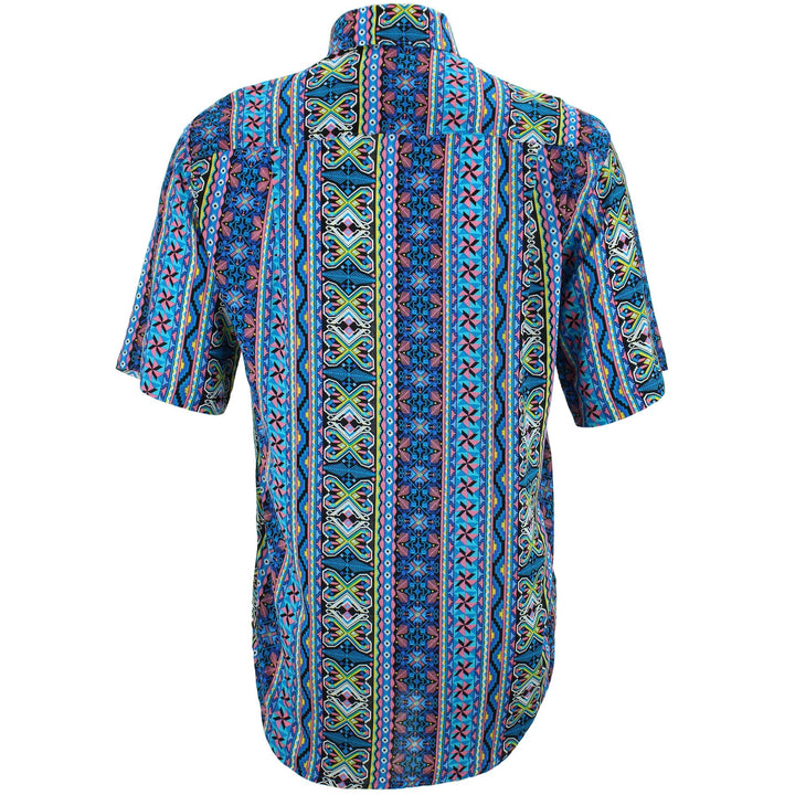 Regular Fit Short Sleeve Shirt - Geomaztec