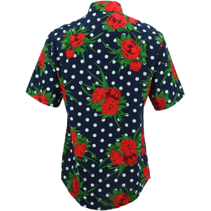 Regular Fit Short Sleeve Shirt - Polka Floral