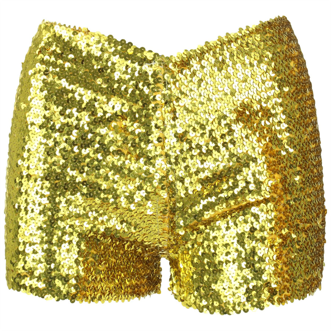 Sequin Shorts - Gold