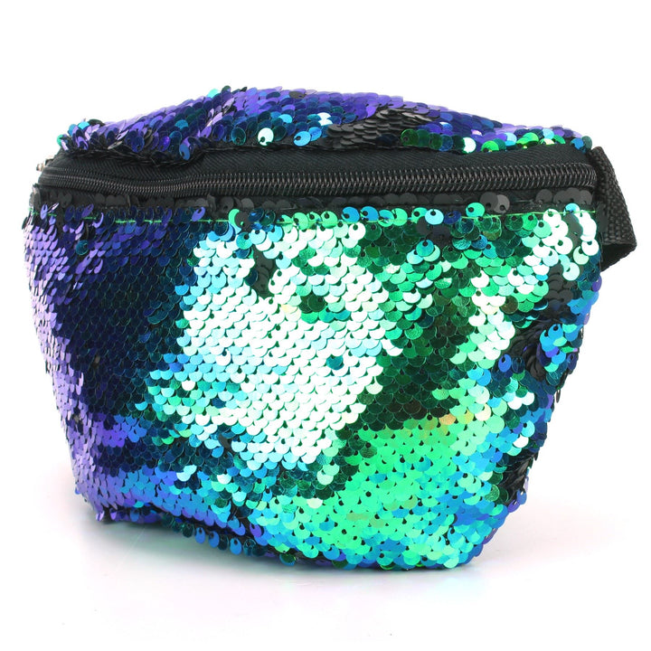 Sequin Bumbag - Green