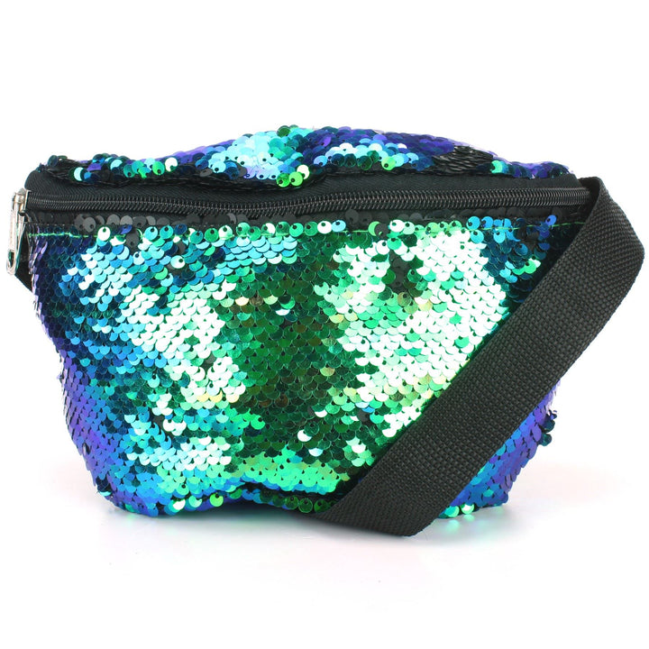 Sequin Bumbag - Green