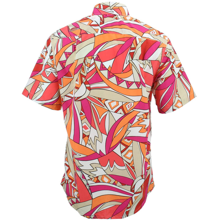 Regular Fit Short Sleeve Shirt - Abstract