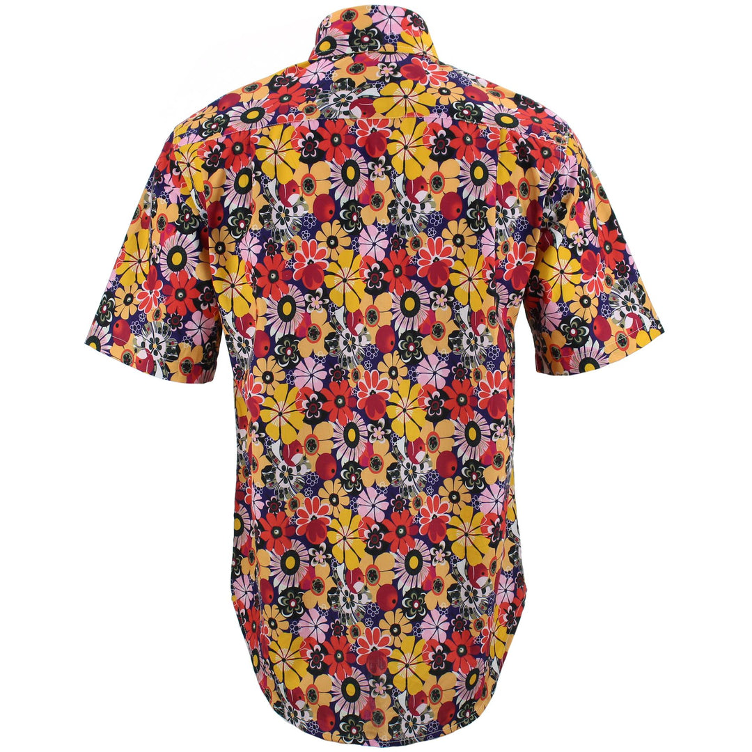 Regular Fit Short Sleeve Shirt - Daisy Bloom