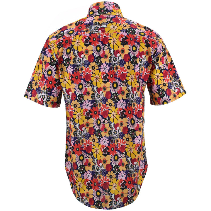 Regular Fit Short Sleeve Shirt - Daisy Bloom