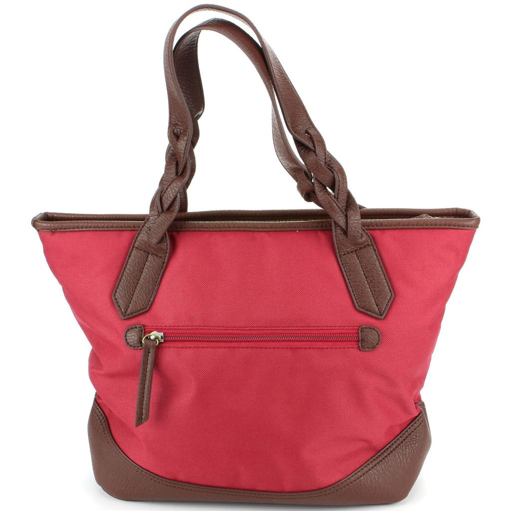 Siesta coated cotton hot sale zip zip satchel