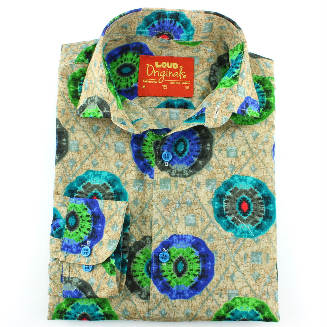 Tailored Fit Long Sleeve Shirt - The Eye of the Kaleidoscope