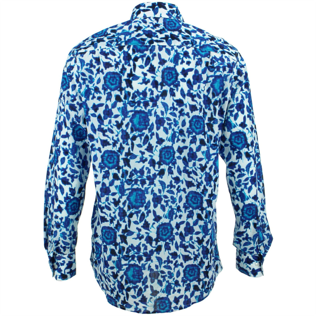 Regular Fit Long Sleeve Shirt - Floral Ikat