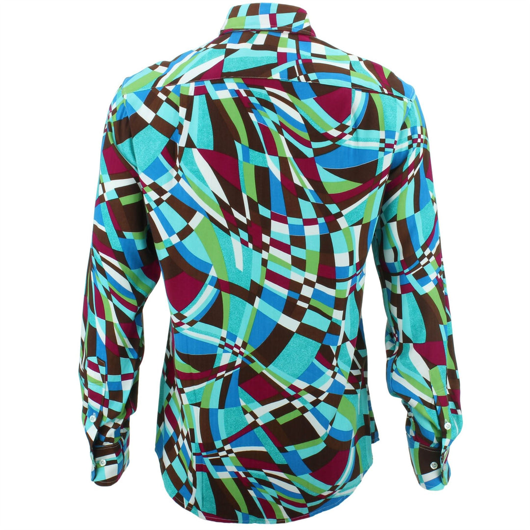 Regular Fit Long Sleeve Shirt - Abstract