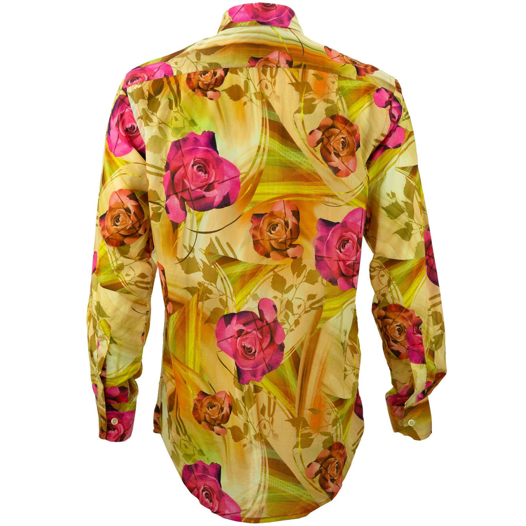 Regular Fit Long Sleeve Shirt - Roses