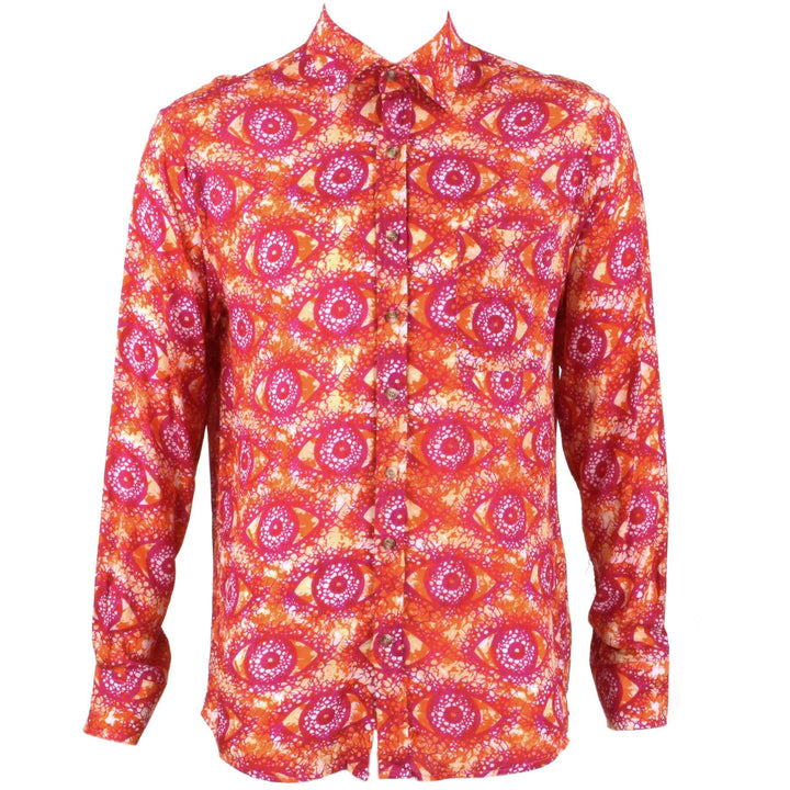 Regular Fit Long Sleeve Shirt - Red & Pink Eyes