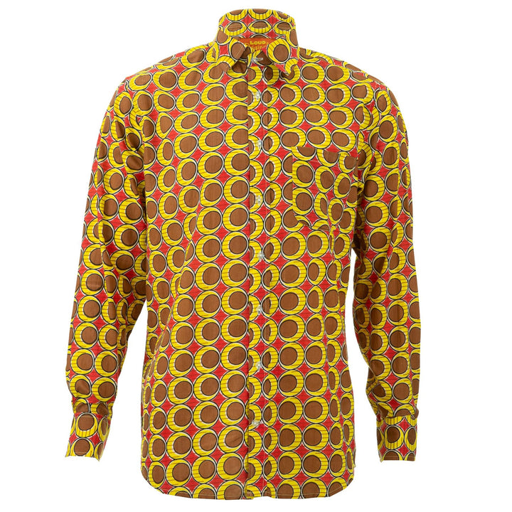 Regular Fit Long Sleeve Shirt - Brown Eggs