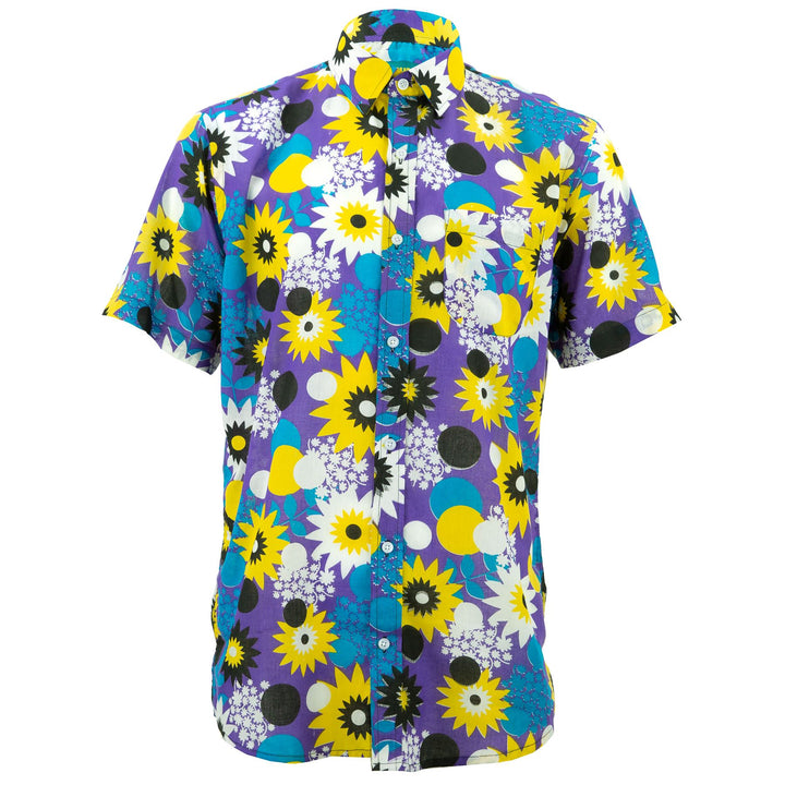 Regular Fit Short Sleeve Shirt - Bold Floral