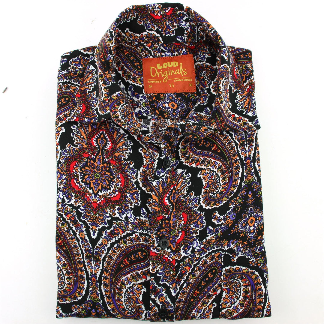 Regular Fit Short Sleeve Shirt - Paisley