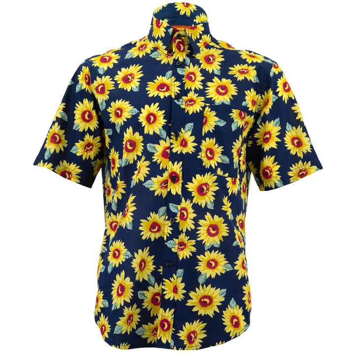 Regular Fit Short Sleeve Shirt - Sunflower Burst