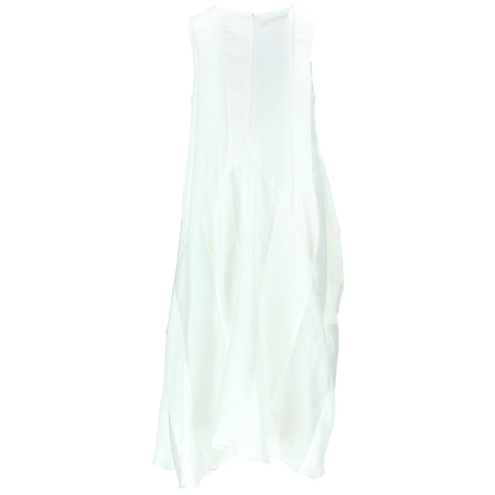 Sleeveless Woven Dress - Off White