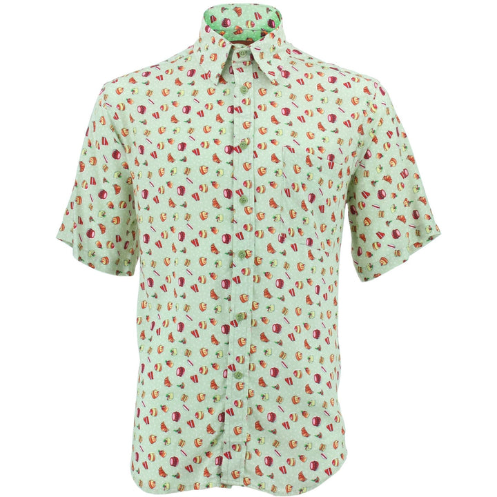 Regular Fit Short Sleeve Shirt - Afternoon Tea