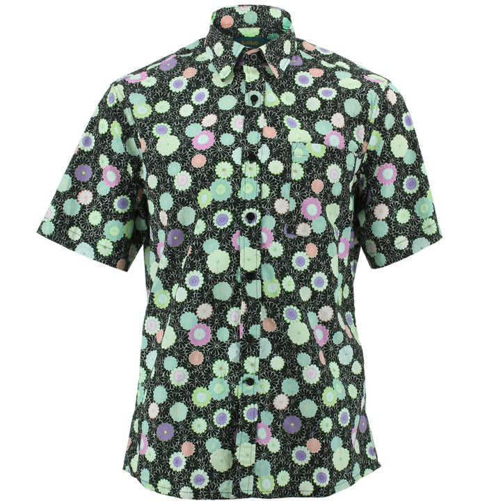 Regular Fit Short Sleeve Shirt - Geometric Floral